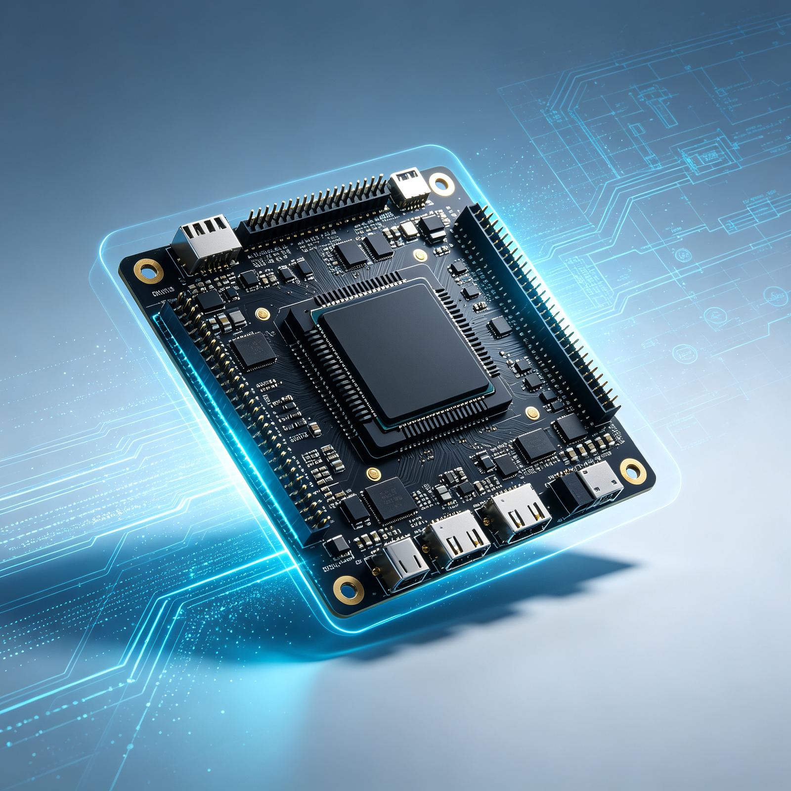 FPGA 开发板定制概念图